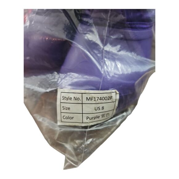 The Doll Maker Purple Snow Boots Kids Size 8 NEW - Picture 6 of 6